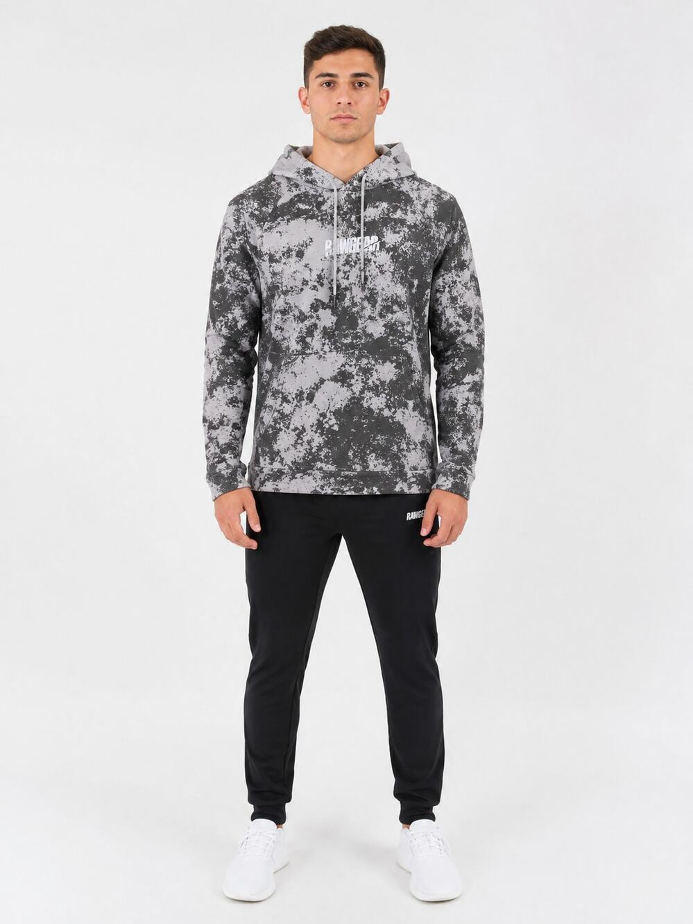 RawGear Hoodie Pullover Mens Size Small Cement Grey #511 New Athletic Loungewear